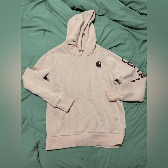 Carhartt Women’s Logo Sweatshirt - Pink/Rose - Picture 2 of 5